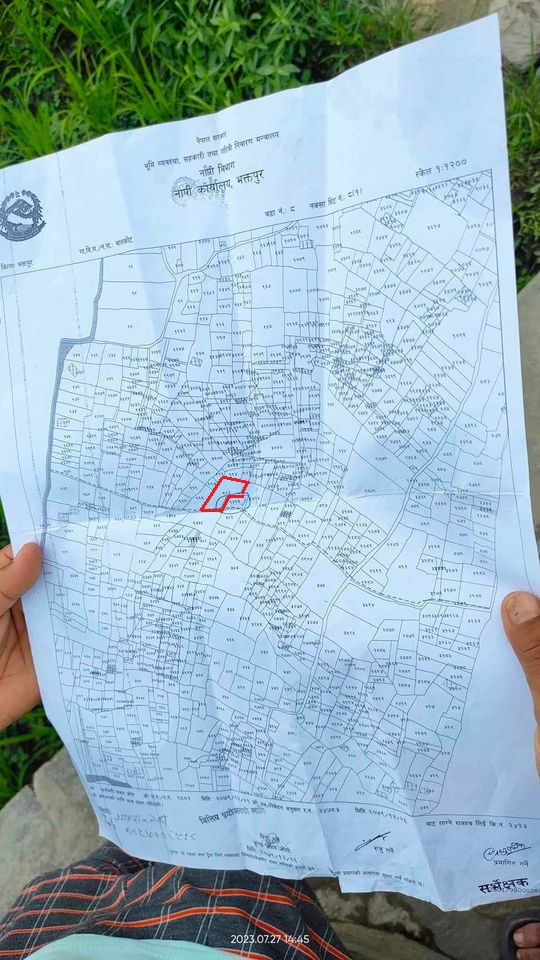 Land for Sale in Bhaktapur Balkot Adhikari Tole