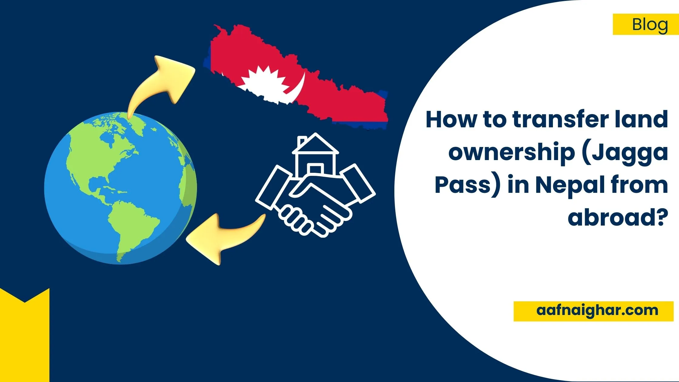 How to transfer land ownership in Nepal from abroad?