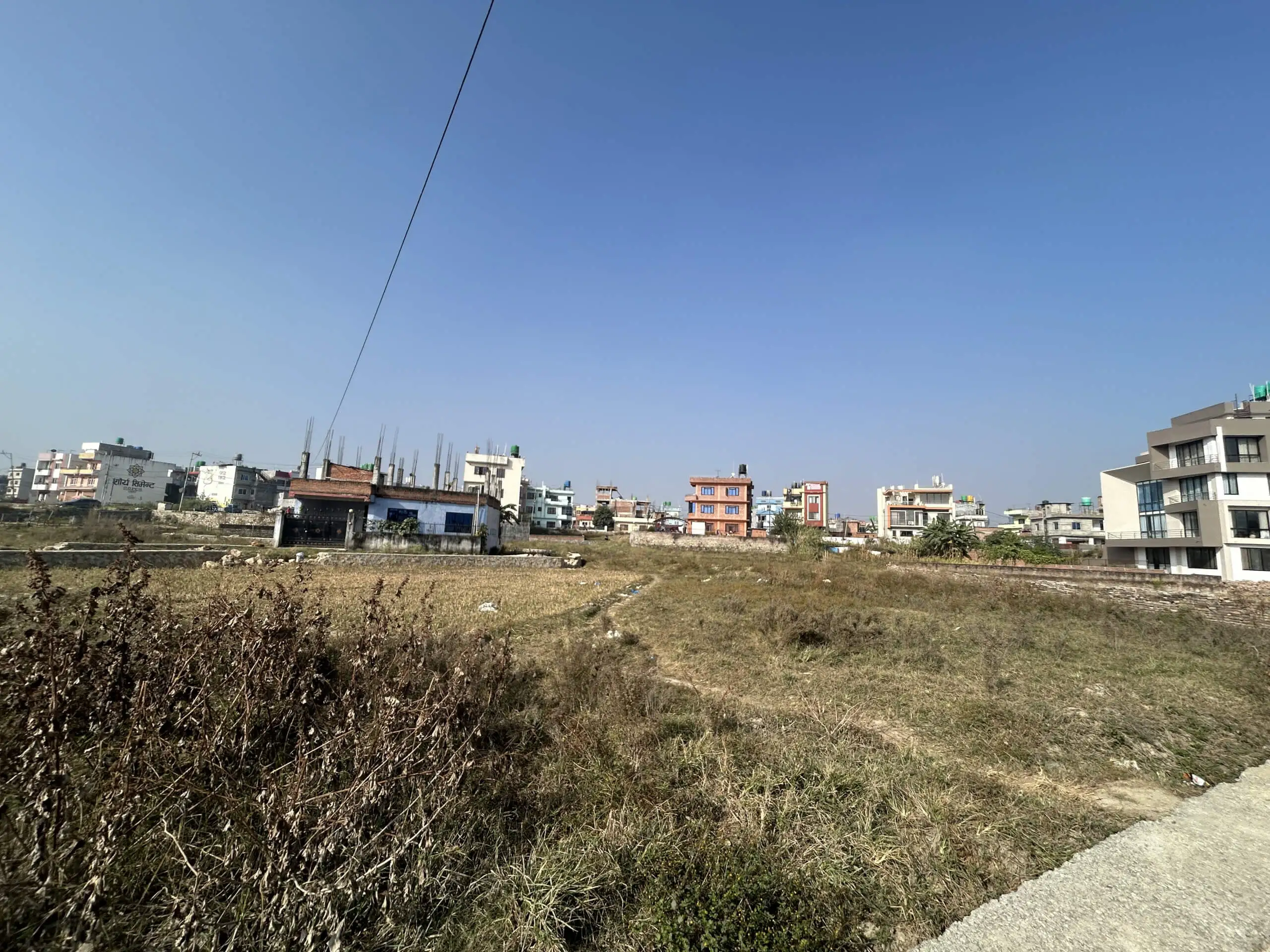 Huge commercial land for rent in Tikathali Lalitpur